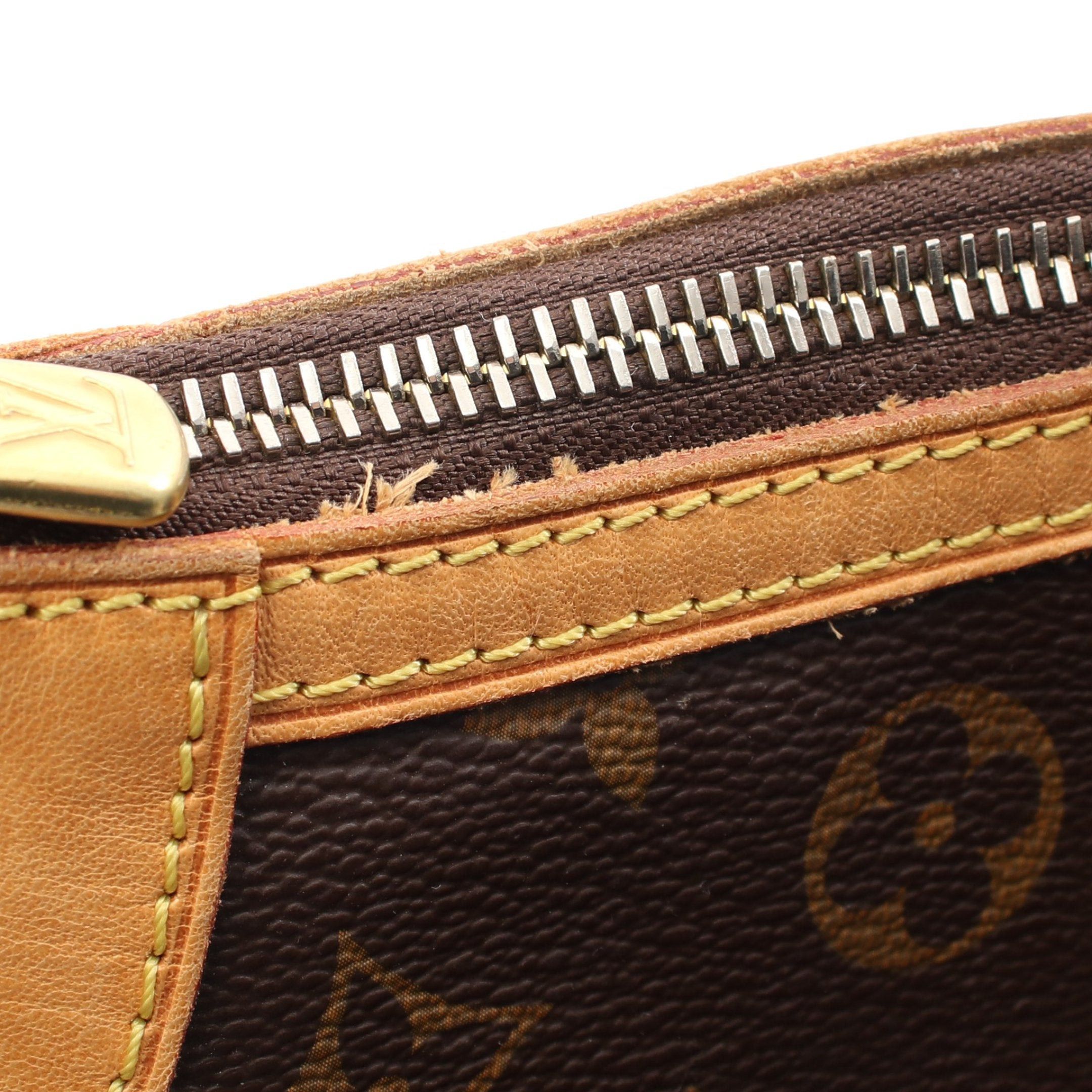 Louis Vuitton Louis Vuitton Odeon Pm Monogram Shoulder Bag Leather Brown Size ONE SIZE - 7 Thumbnail