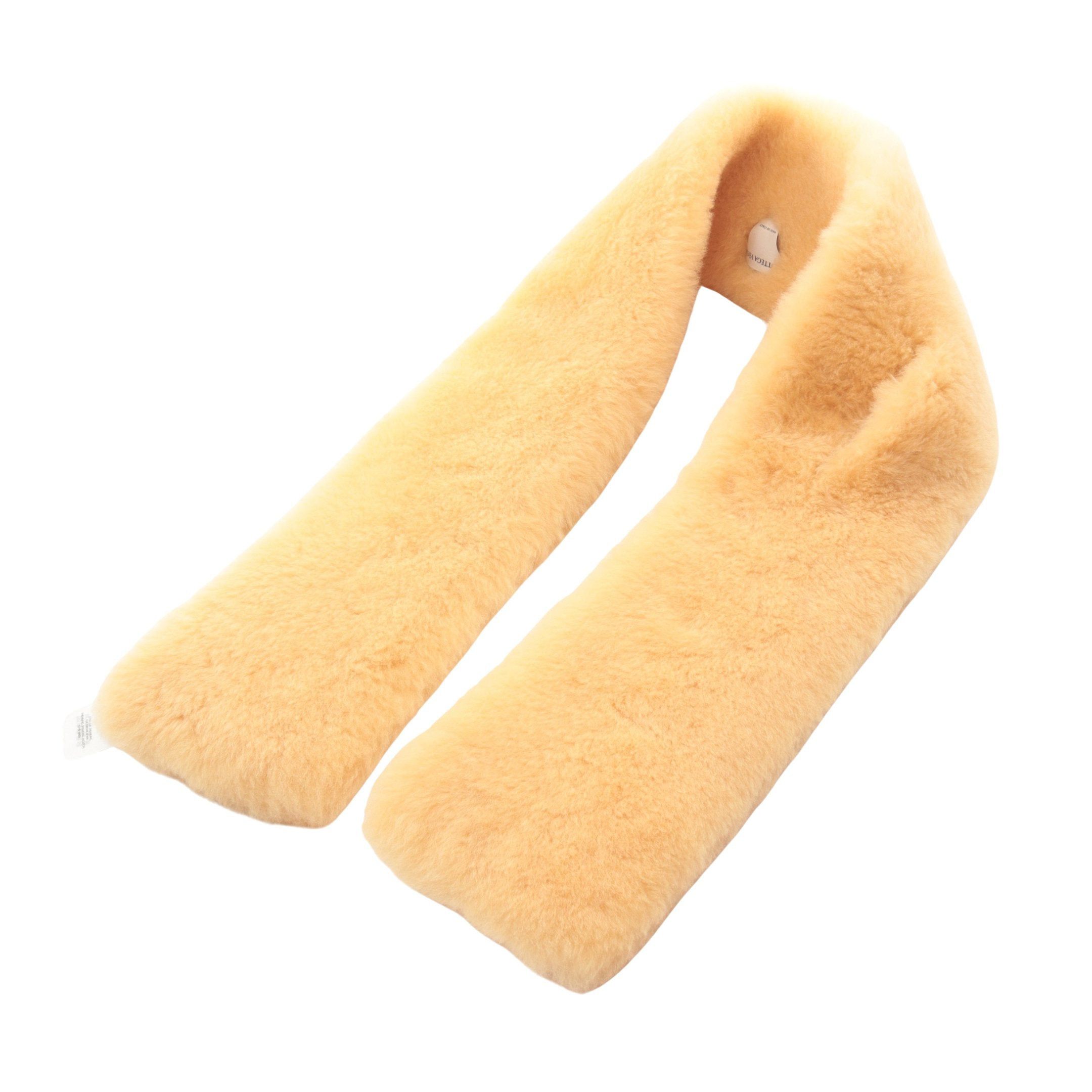 Bottega Veneta Bottega Veneta Scarf Shearling Fur Beige Size ONE SIZE - 2 Thumbnail