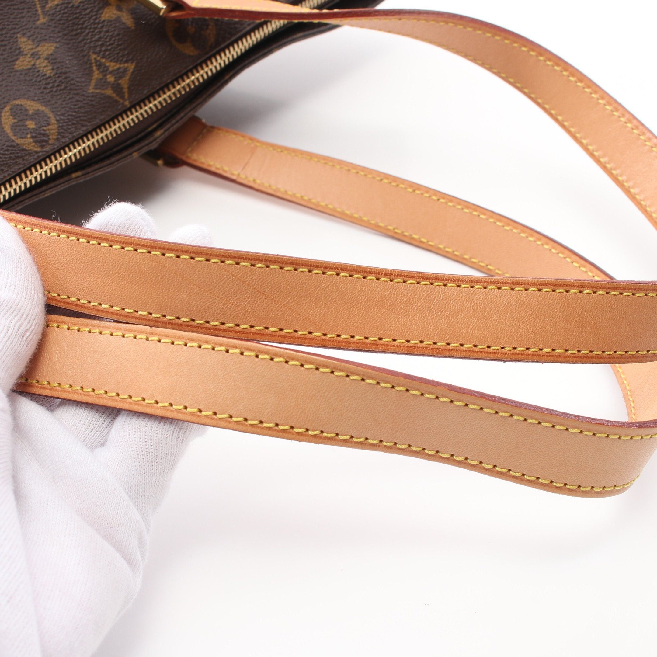 Louis Vuitton Louis Vuitton Kabamezo Monogram Shoulder Bag Tote Leather Brown Size ONE SIZE - 7 Thumbnail