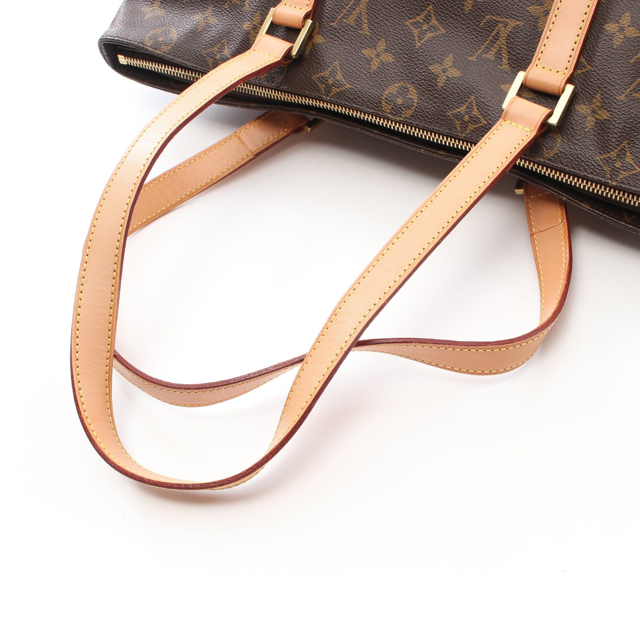 Louis Vuitton Louis Vuitton Kabamezo Monogram Shoulder Bag Tote Leather Brown Size ONE SIZE - 6 Thumbnail
