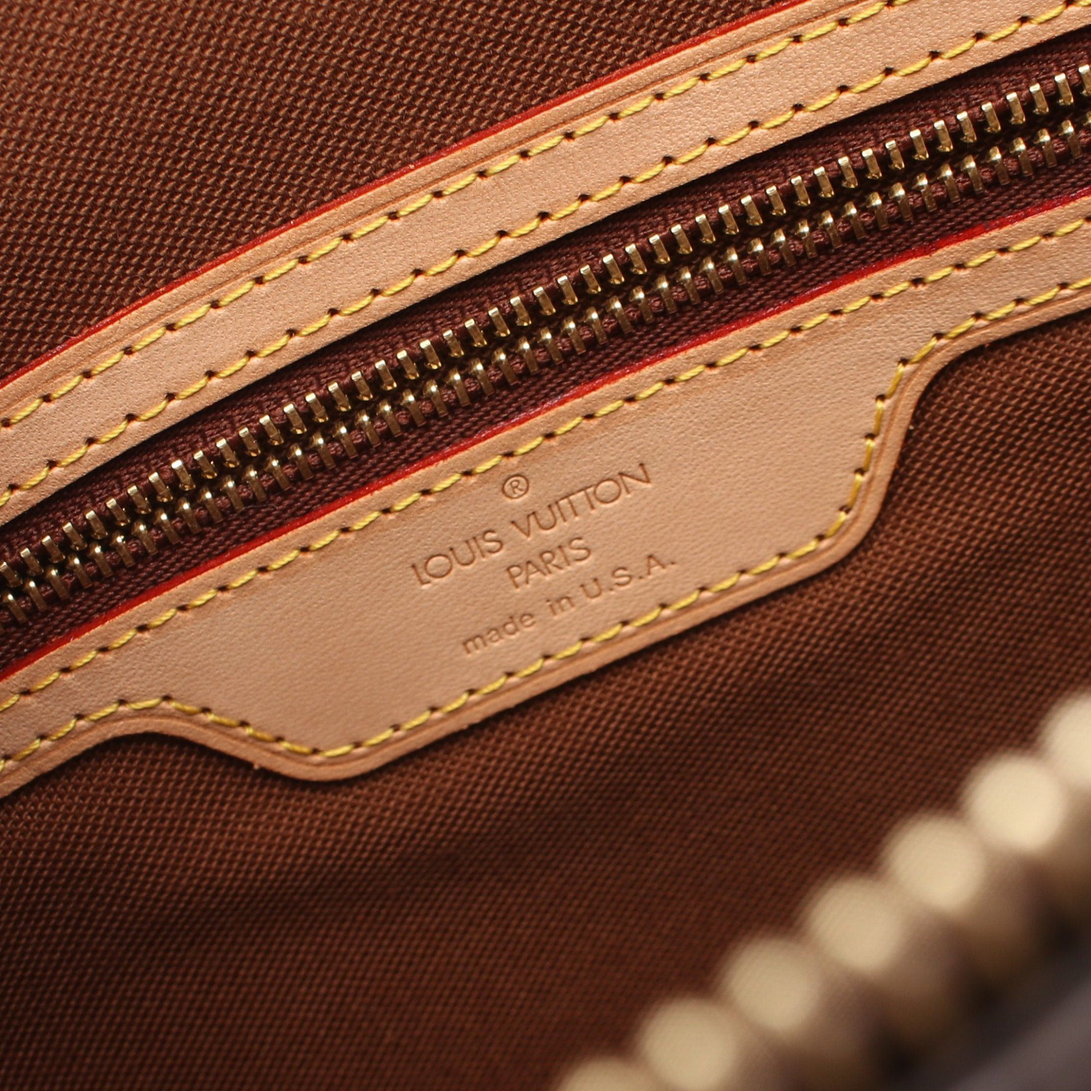 Louis Vuitton Louis Vuitton Kabamezo Monogram Shoulder Bag Tote Leather Brown Size ONE SIZE - 4 Thumbnail