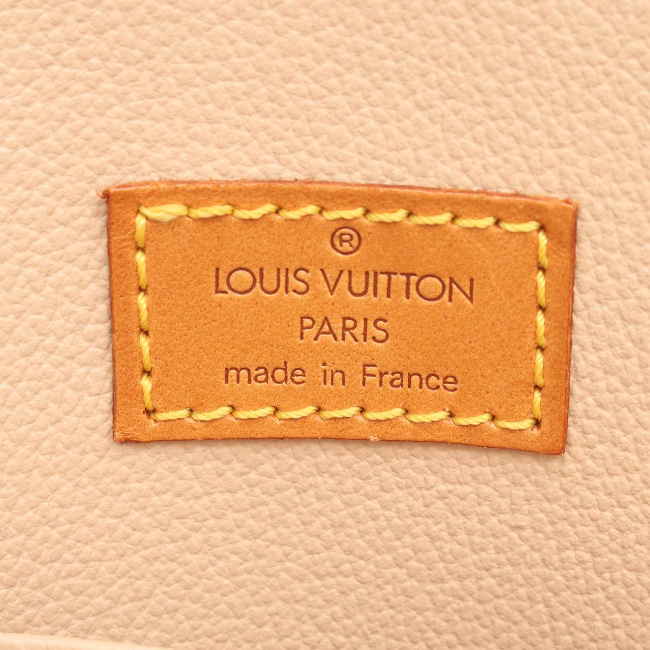 Louis Vuitton Louis Vuitton Sac Plat Monogram Handbag Tote Bag Leather Brown Size ONE SIZE - 4 Thumbnail