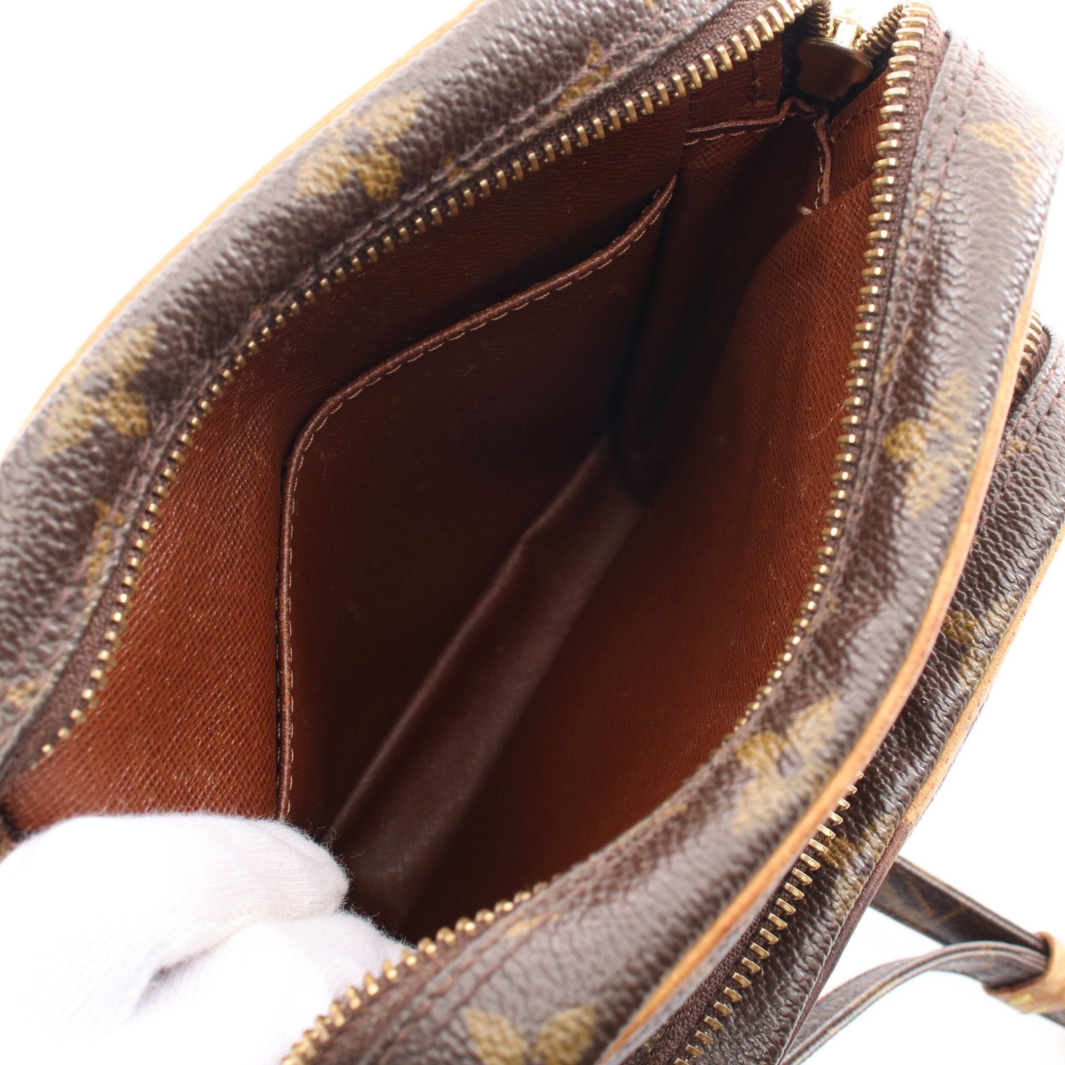 Louis Vuitton Louis Vuitton Amazon Monogram Shoulder Bag Leather Brown Size ONE SIZE - 3 Thumbnail