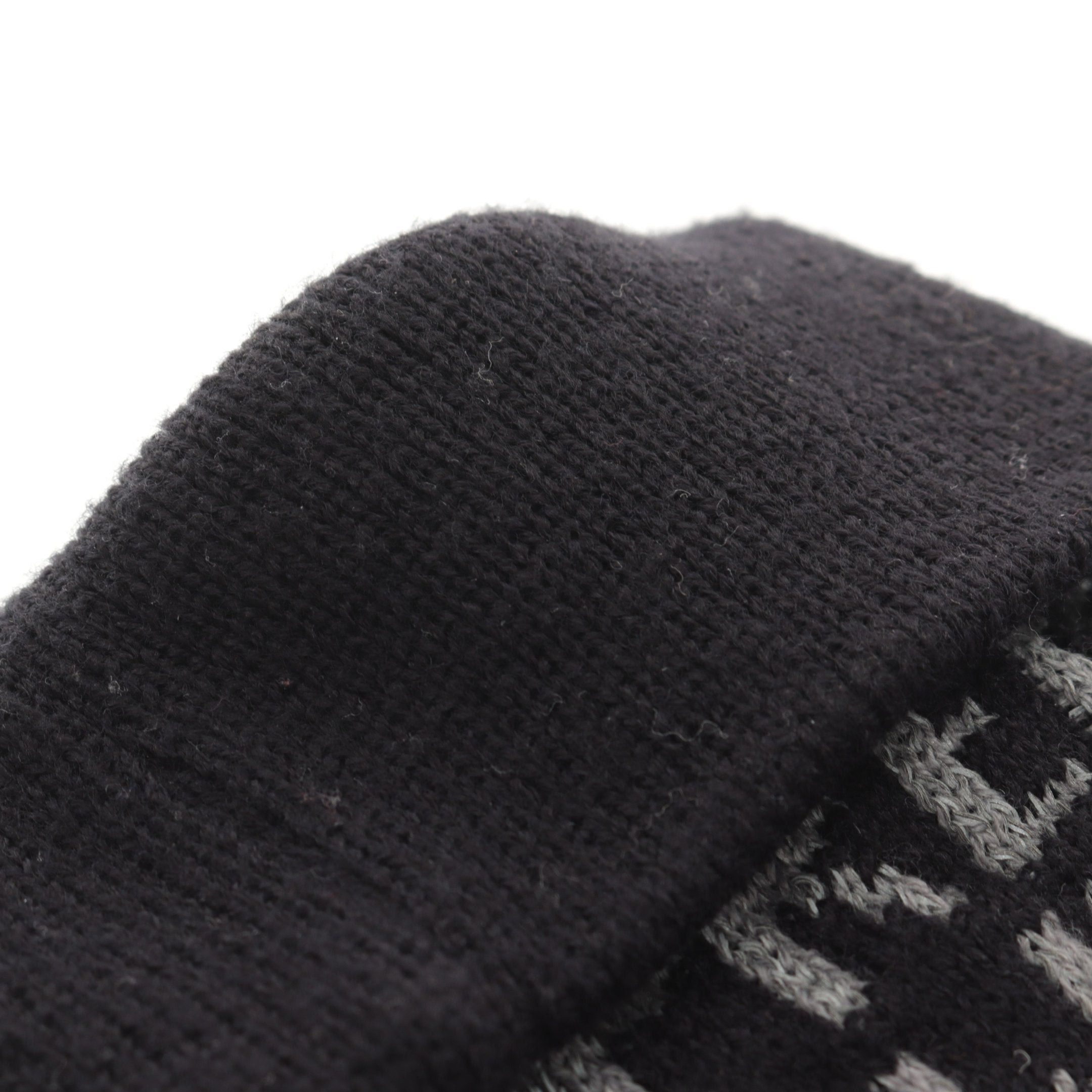 Supreme Supreme Reflective Repeat Knit Hat Beanie Black Gray Size ONE SIZE - 7 Thumbnail