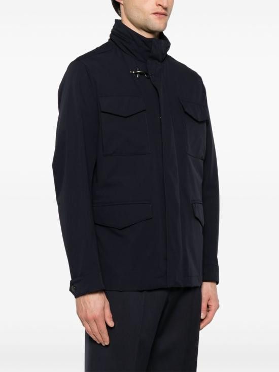 Fay FAY Men Jacket NAM1950021 SVUWU807 Blue Size US XL / EU 56 / 4 - 5 Thumbnail