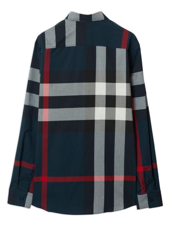 Burberry BURBERRY Men Long Tops 8073216 A1960 Blue Size US S / EU 44-46 / 1 - 2 Thumbnail