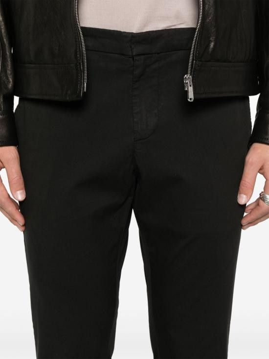 Dondup DONDUP Men Straight Pants UP235GAUBERT GSE046UIZ1999 Black Size US 30 / EU 46 - 2 Thumbnail