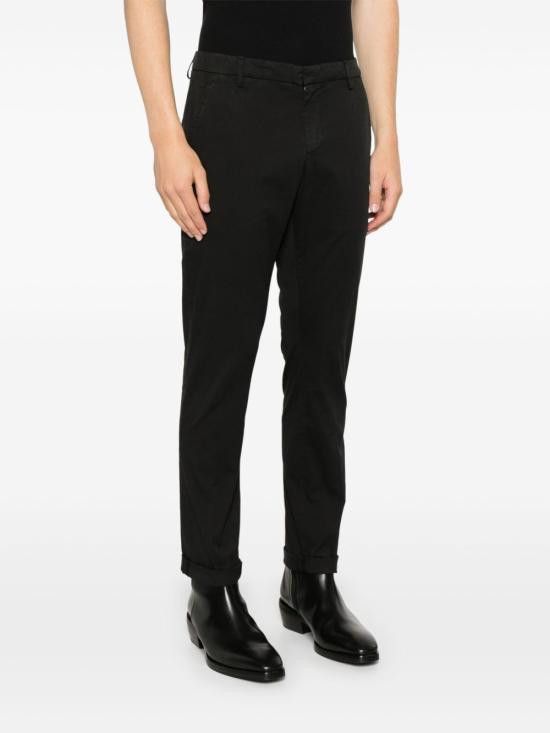 Dondup DONDUP Men Straight Pants UP235GAUBERT GSE046UIZ1999 Black Size US 32 / EU 48 - 5 Thumbnail