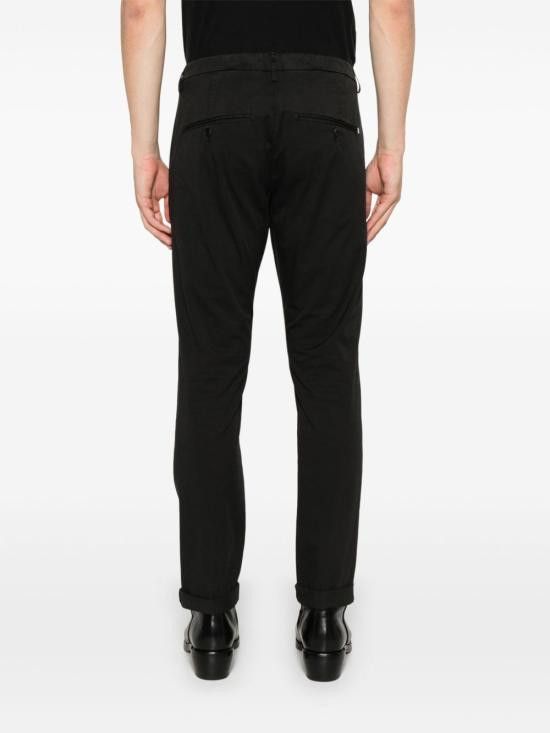Dondup DONDUP Men Straight Pants UP235GAUBERT GSE046UIZ1999 Black Size US 33 - 4 Thumbnail