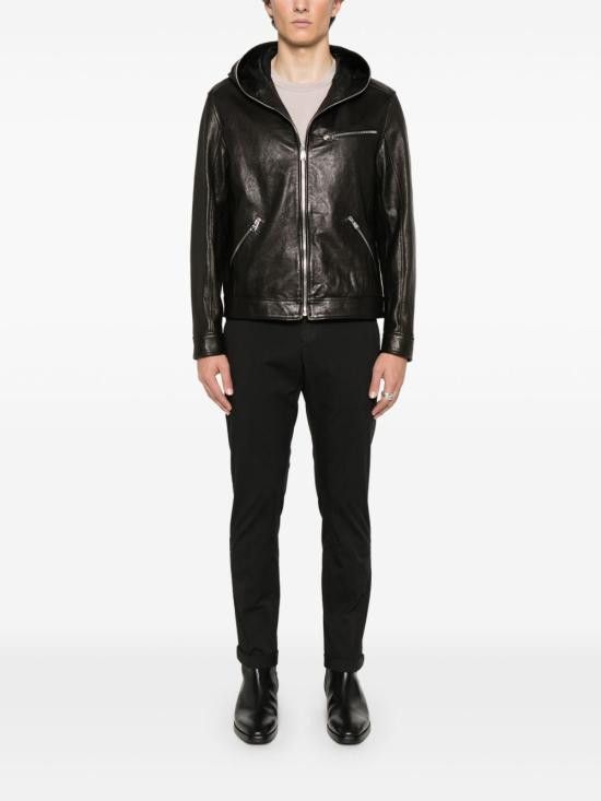 Dondup DONDUP Men Straight Pants UP235GAUBERT GSE046UIZ1999 Black Size US 34 / EU 50 - 3 Thumbnail