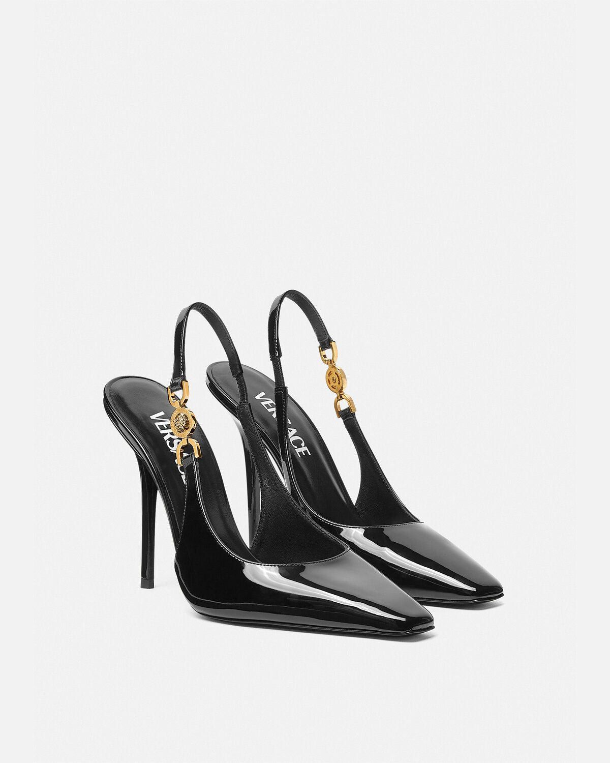 Versace Versace Medusa ‘95 Slingback Pumps 110mm SIZE 39 Size ONE SIZE - 2 Thumbnail