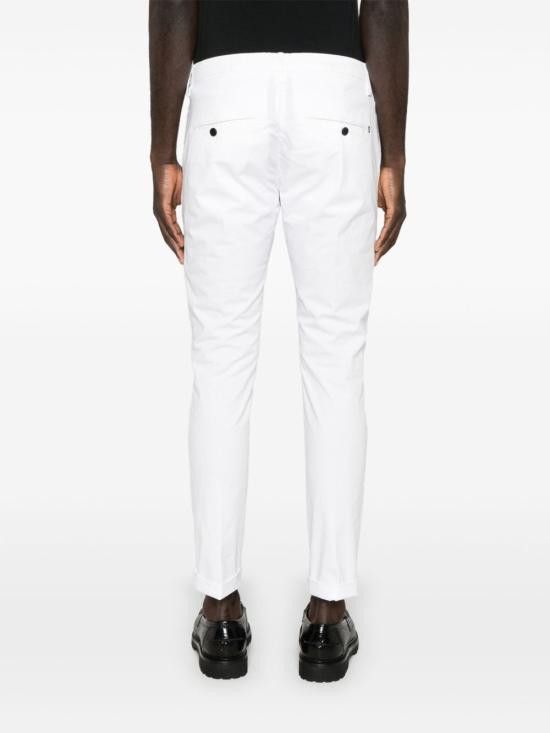 Dondup DONDUP Men Straight Pants UP235GAUBERT GSE046UIZ1000 White Size US 33 - 5 Thumbnail