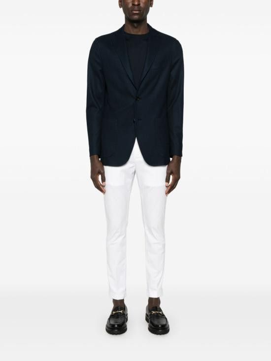 Dondup DONDUP Men Straight Pants UP235GAUBERT GSE046UIZ1000 White Size US 33 - 3 Thumbnail