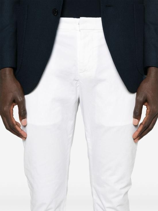 Dondup DONDUP Men Straight Pants UP235GAUBERT GSE046UIZ1000 White Size US 33 - 2 Thumbnail