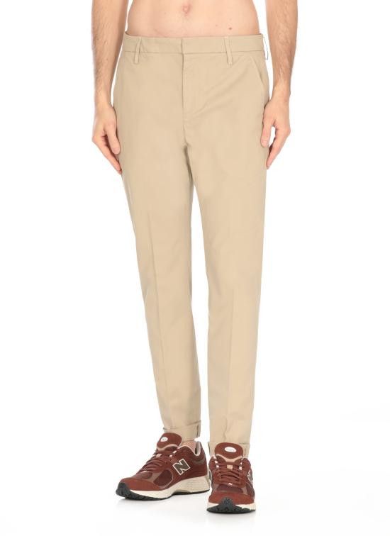 Dondup DONDUP Men Straight Pants UP235 GSE046 IZ1010 Beige Size US 33 - 3 Thumbnail