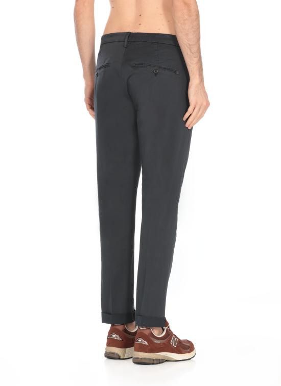 Dondup DONDUP Men Straight Pants UP235 RSE036 PTD890 Blue Size US 33 - 4 Thumbnail