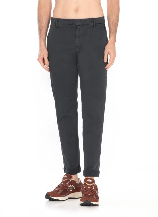 Dondup DONDUP Men Straight Pants UP235 RSE036 PTD890 Blue Size US 35 - 3 Thumbnail