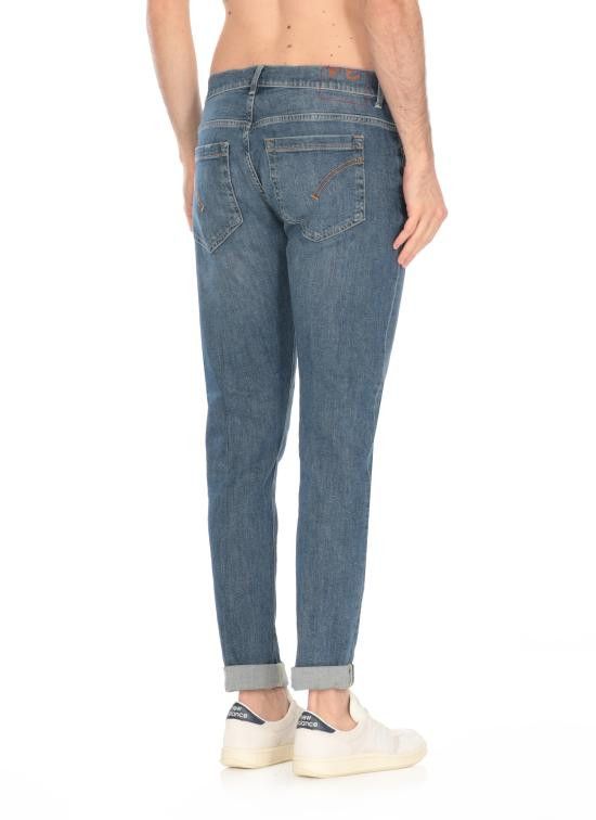 Dondup DONDUP Men Straight Pants UP232 DSH365 IQ3800 Blue Size US 29 - 4 Thumbnail