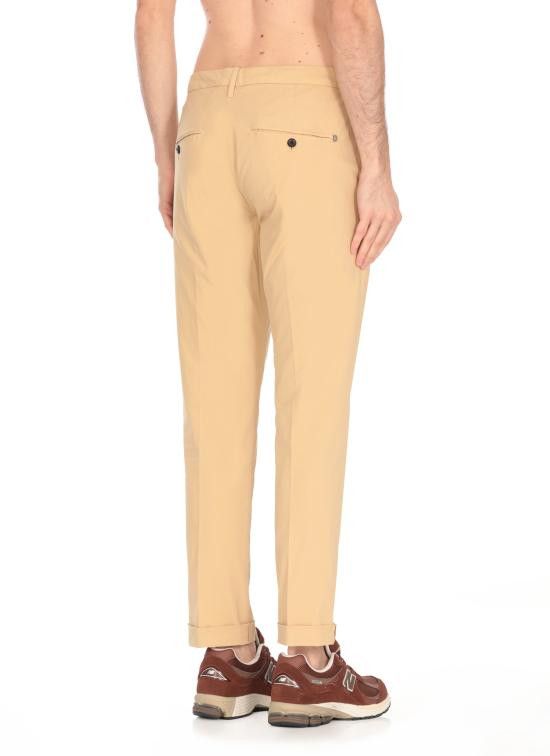 Dondup DONDUP Men Straight Pants UP235 PSE025 PTD020 Beige Size US 36 / EU 52 - 4 Thumbnail