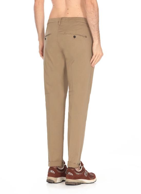 Dondup DONDUP Men Straight Pants UP235 RSE036 PTD733 Beige Size US 34 / EU 50 - 4 Thumbnail