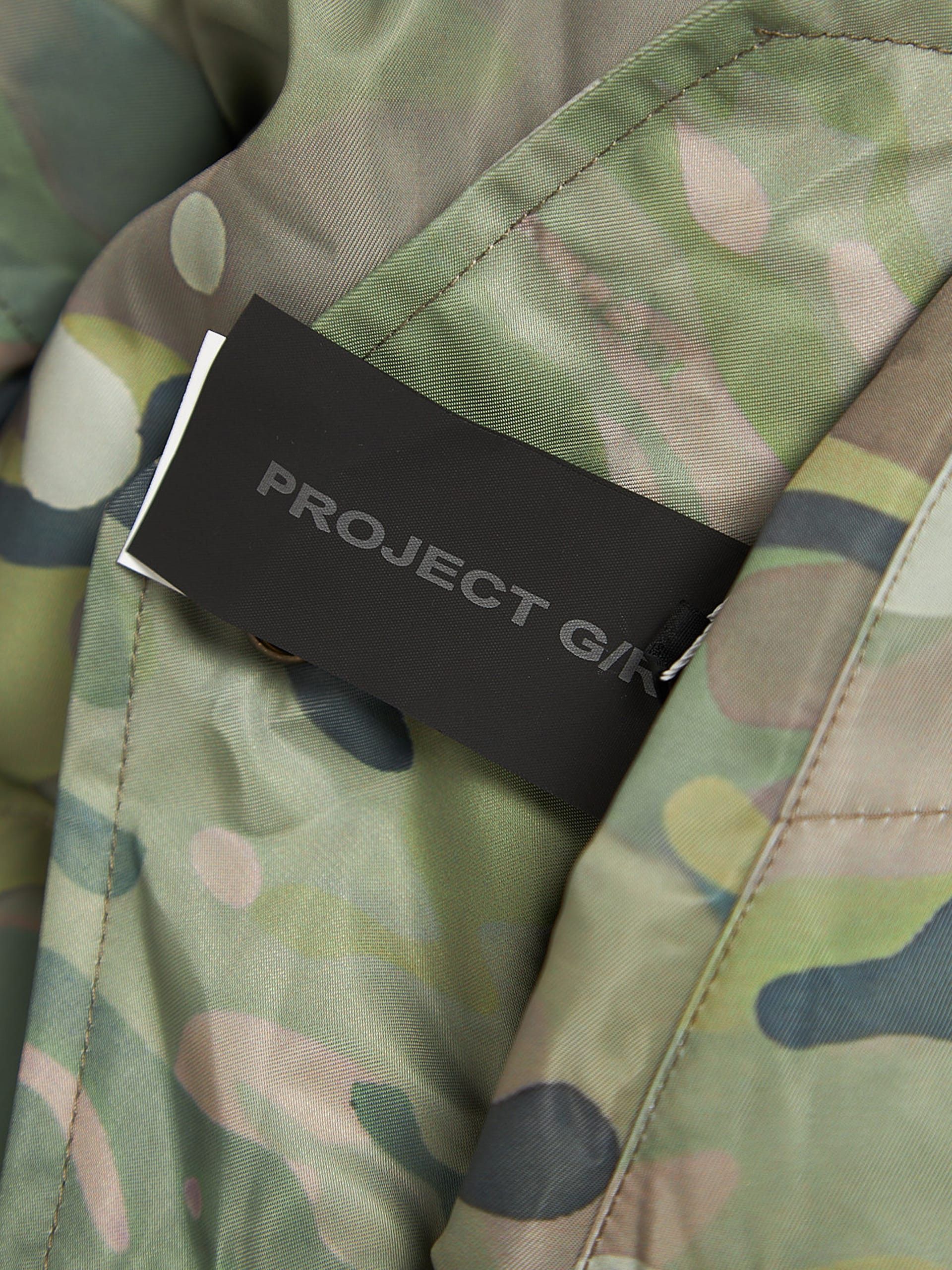PROJECT G/R Reversible Puffer Bomber Jacket - Khaki Size US S / EU 44-46 / 1 - 6 Thumbnail