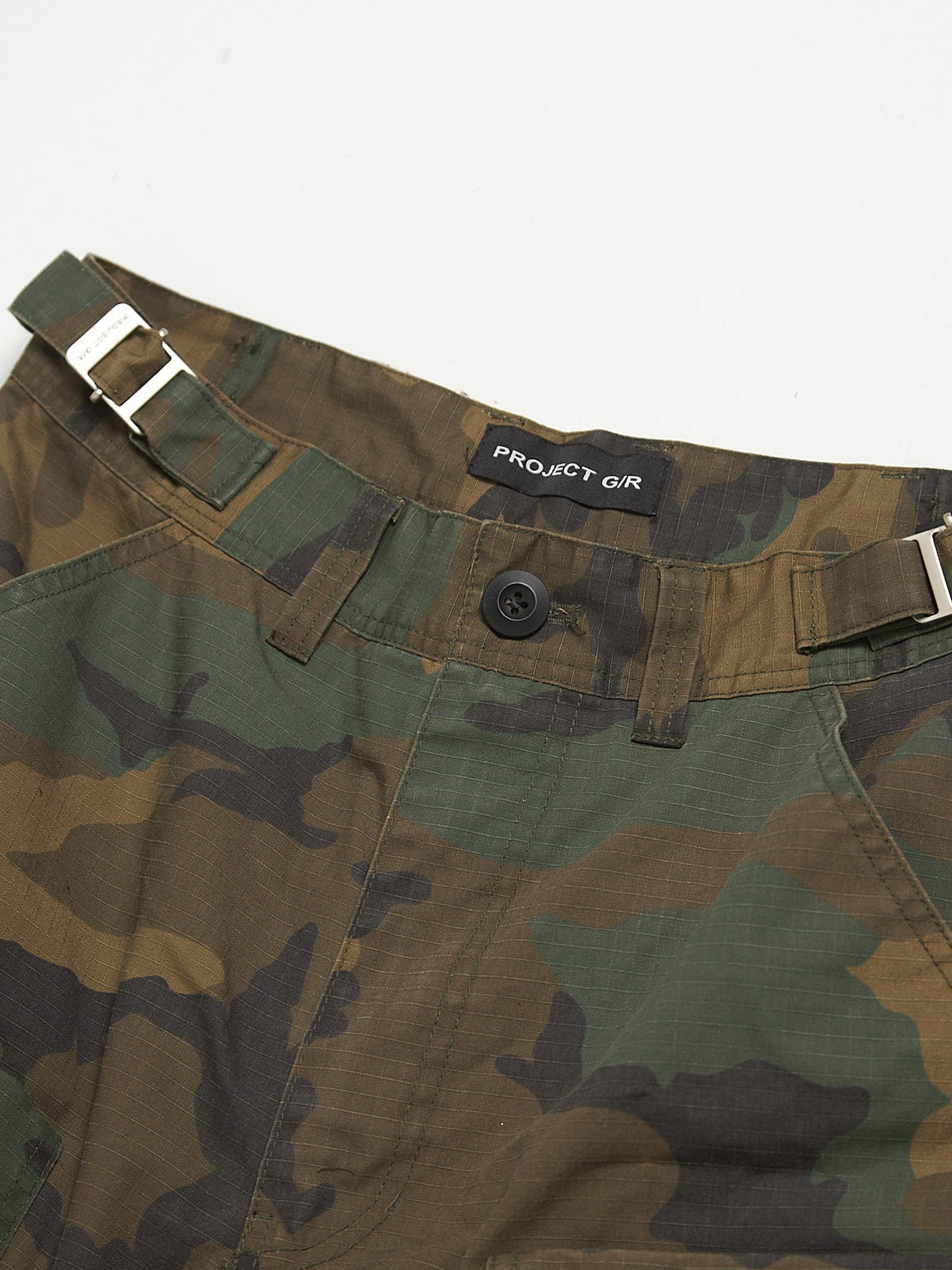 PROJECT G/R Washed Cargo Pants - Camo Size US 34 / EU 50 - 3 Thumbnail