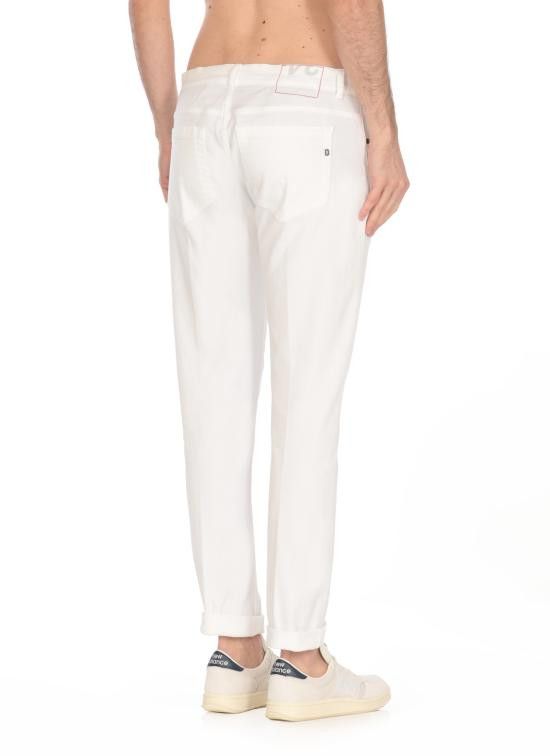 Dondup DONDUP Men Straight Pants UP232 BS0030 PTD000 White Size US 31 - 4 Thumbnail