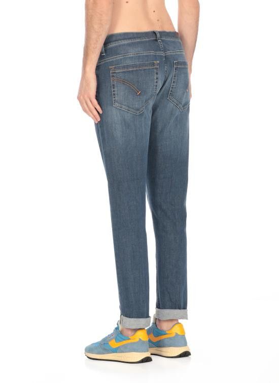 Dondup DONDUP Men Straight Pants UP232 DS0296 IM9800 Blue Size US 31 - 4 Thumbnail