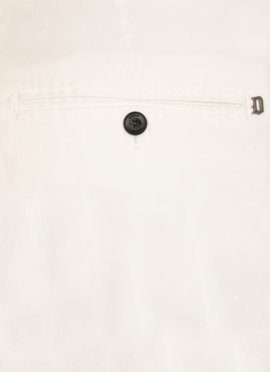 DONDUP Men Straight Pants UP235 GSE046 IZ1000 White