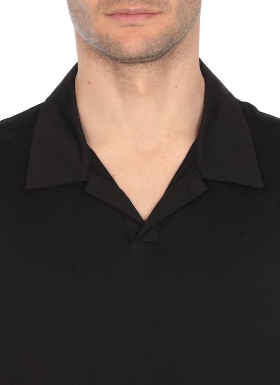 Dondup DONDUP Men Polo Shirts US330 JF0271U XXX999 Black Size US XL / EU 56 / 4 - 5 Thumbnail