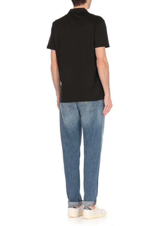 Dondup DONDUP Men Polo Shirts US330 JF0271U XXX999 Black Size US XL / EU 56 / 4 - 4 Thumbnail