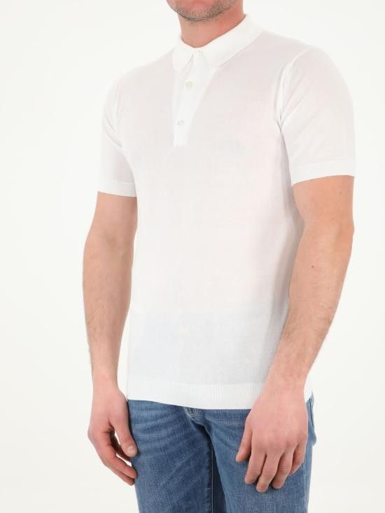 John Smedley JOHN SMEDLEY Men T-Shirts ADRIAN WHITE White Size US XXL / EU 58 / 5 - 2 Thumbnail