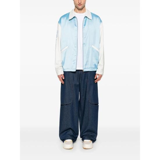 Champion CHAMPION Men Bomber Jackets 221133 BS198 BLUE Size US XL / EU 56 / 4 - 5 Thumbnail
