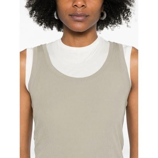 Jil Sander JIL SANDER Women Tops JTN356 J40FV0106 370 WHITE Size S / US 4 / IT 40 - 5 Thumbnail