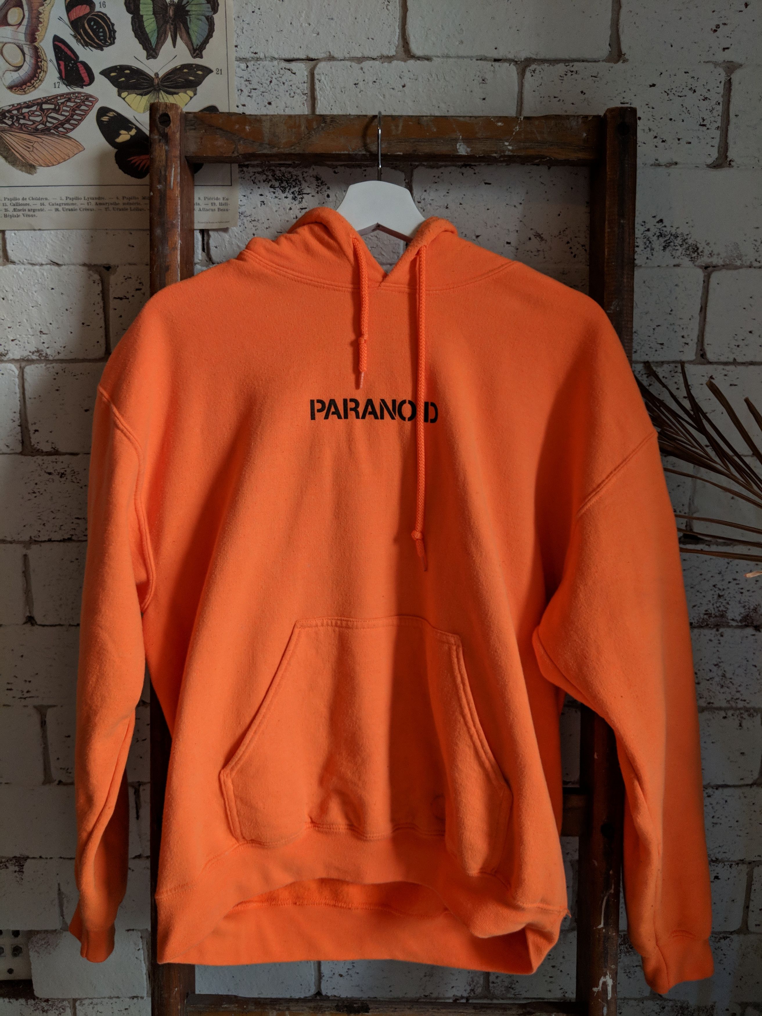 Paranoid cheap orange hoodie