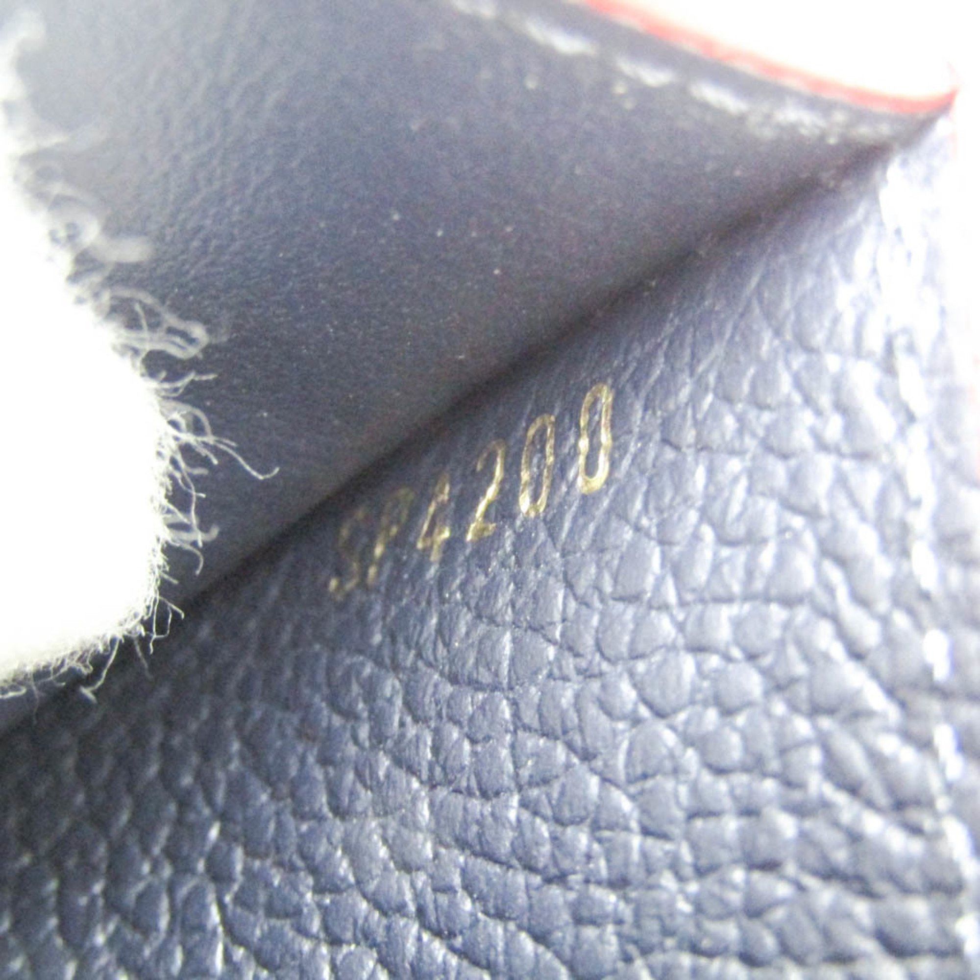 Louis Vuitton Zoé Navy Leather Wallet (Pre-Owned) Size ONE SIZE - 17 Thumbnail