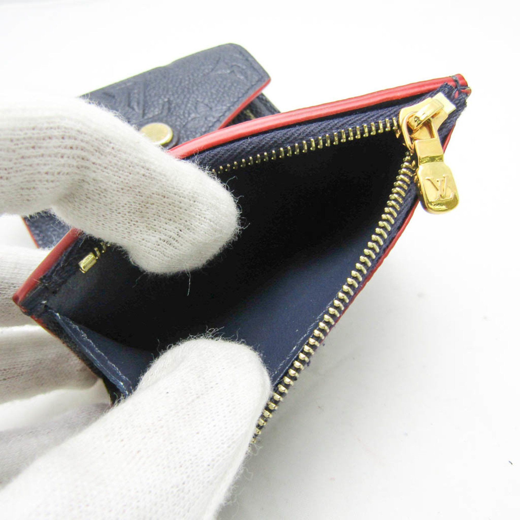 Louis Vuitton Zoé Navy Leather Wallet (Pre-Owned) Size ONE SIZE - 13 Thumbnail