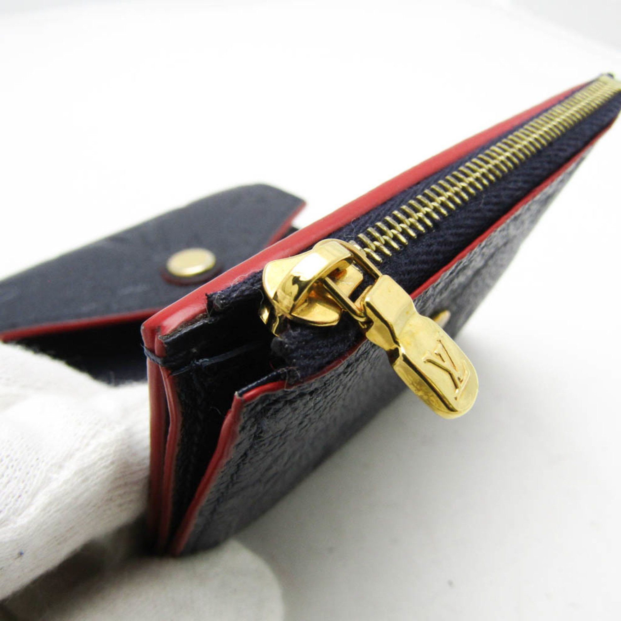 Louis Vuitton Zoé Navy Leather Wallet (Pre-Owned) Size ONE SIZE - 9 Thumbnail
