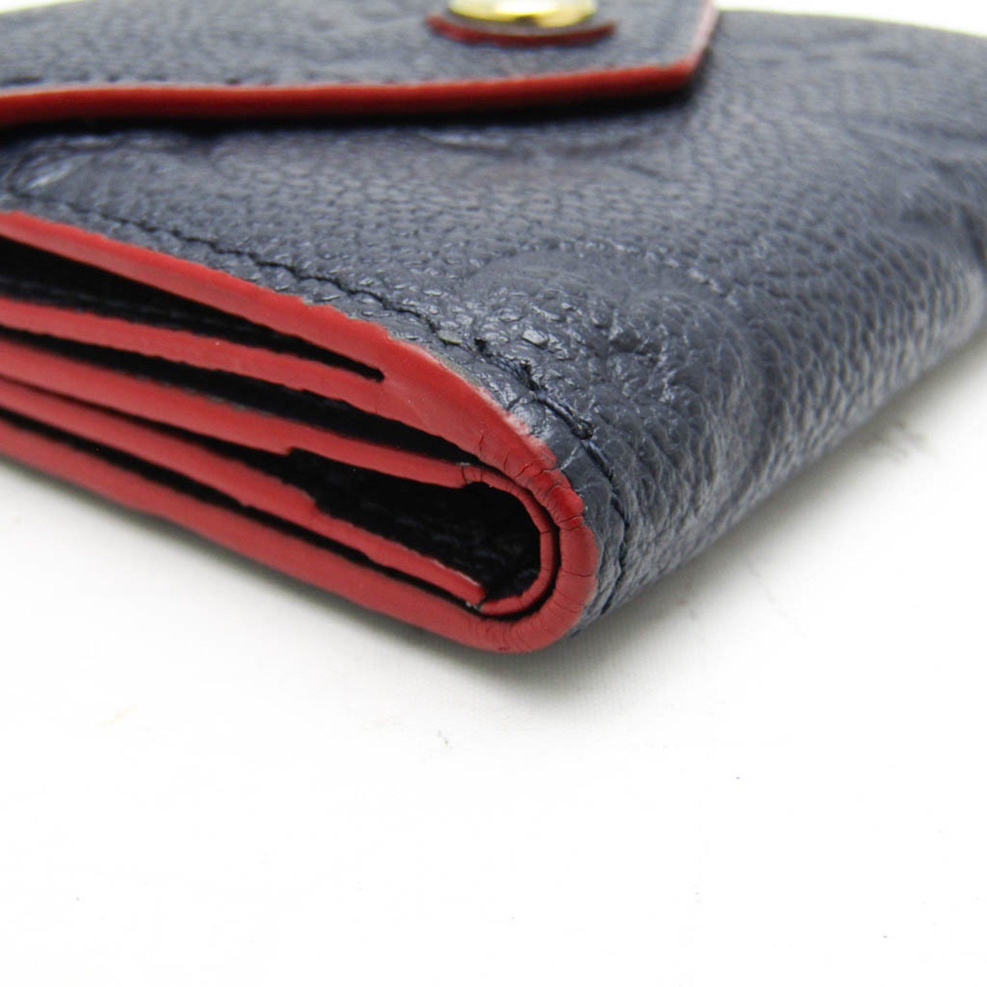 Louis Vuitton Zoé Navy Leather Wallet (Pre-Owned) Size ONE SIZE - 4 Thumbnail