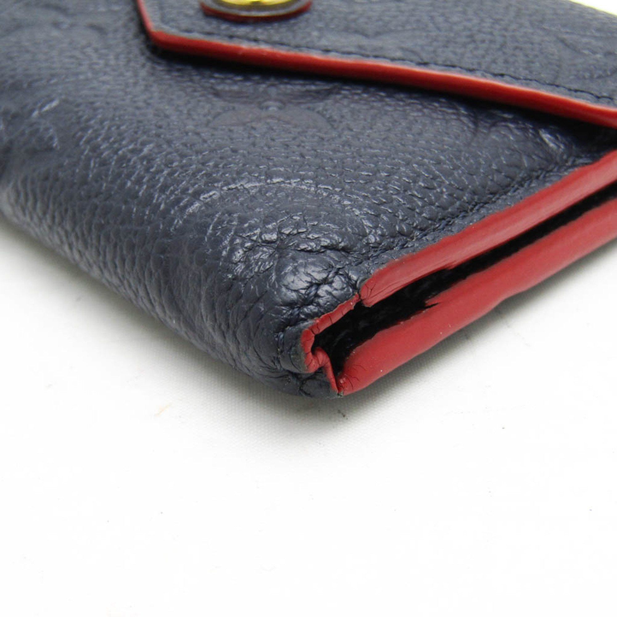 Louis Vuitton Zoé Navy Leather Wallet (Pre-Owned) Size ONE SIZE - 3 Thumbnail