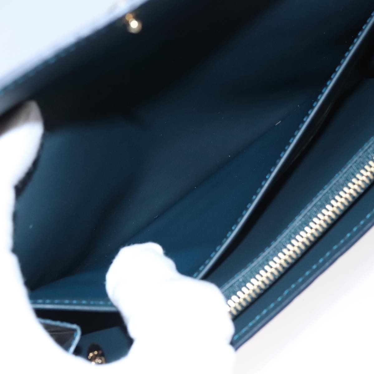 Louis Vuitton Portefeuille Sarah Green Patent Leather Wallet (Pre-Owned) Size ONE SIZE - 16 Thumbnail
