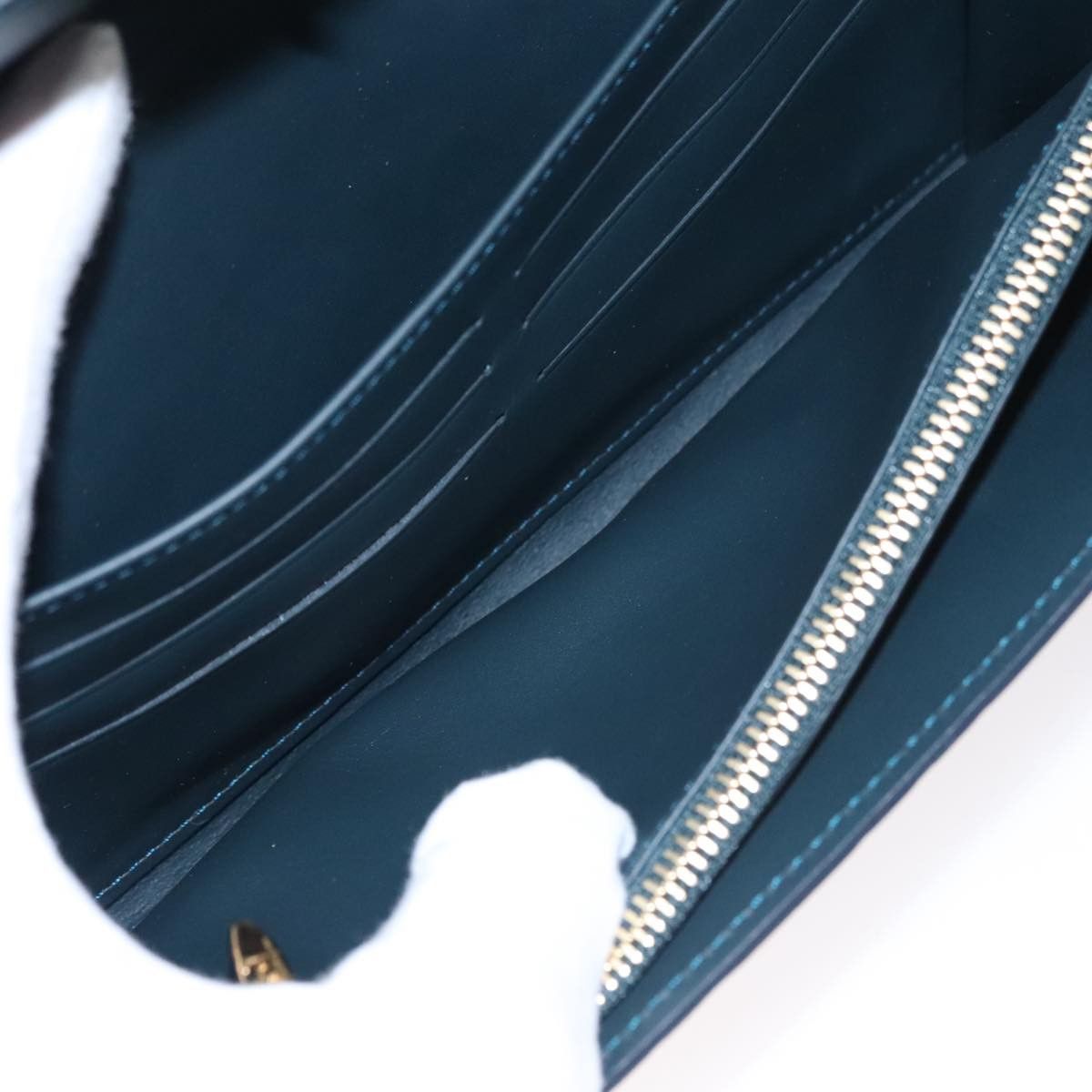 Louis Vuitton Portefeuille Sarah Green Patent Leather Wallet (Pre-Owned) Size ONE SIZE - 17 Thumbnail
