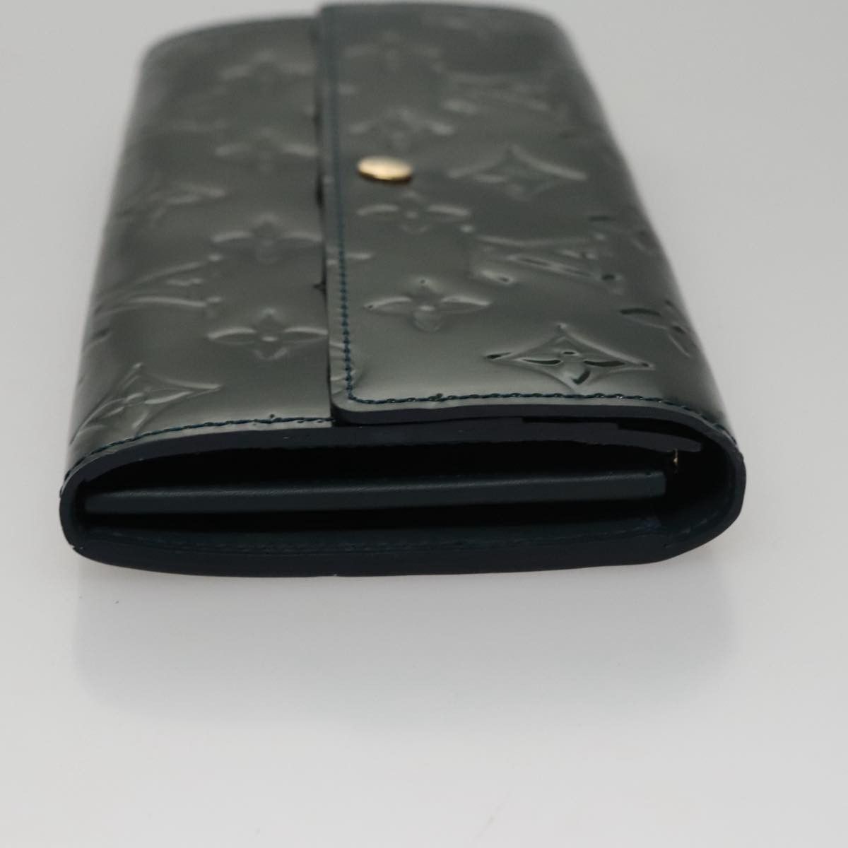 Louis Vuitton Portefeuille Sarah Green Patent Leather Wallet (Pre-Owned) Size ONE SIZE - 3 Thumbnail
