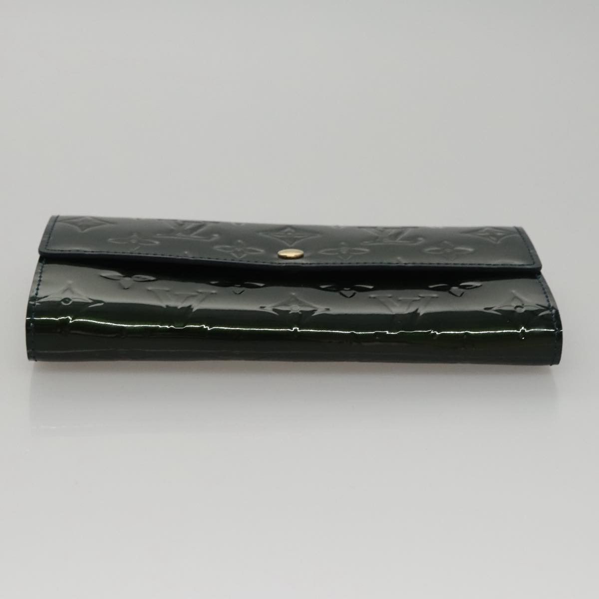 Louis Vuitton Portefeuille Sarah Green Patent Leather Wallet (Pre-Owned) Size ONE SIZE - 6 Thumbnail