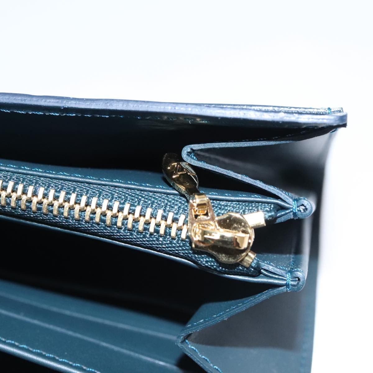 Louis Vuitton Portefeuille Sarah Green Patent Leather Wallet (Pre-Owned) Size ONE SIZE - 15 Thumbnail