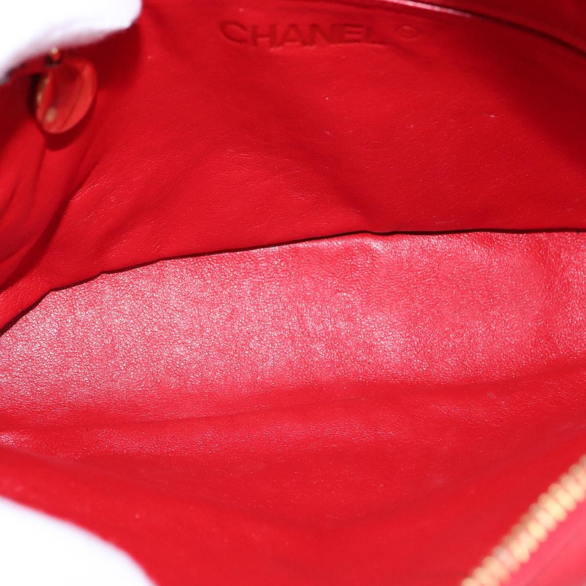 Chanel Camera Red Leather Shoulder Bag (Pre-Owned) Size ONE SIZE - 12 Thumbnail
