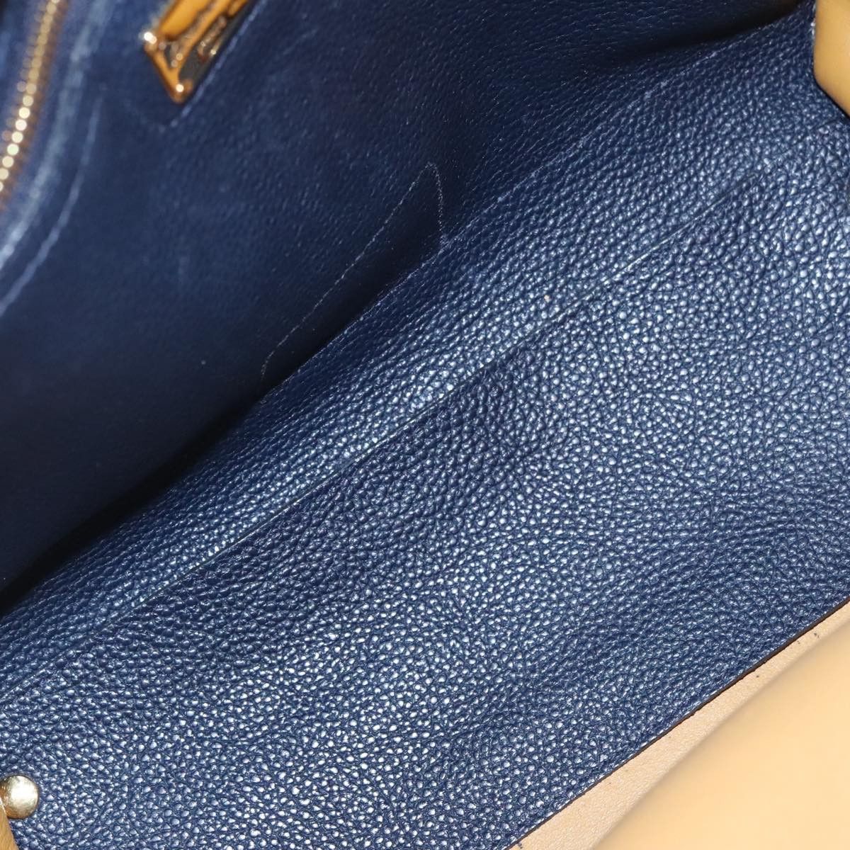 Salvatore Ferragamo Amy Navy Leather Tote Bag (Pre-Owned) Size ONE SIZE - 12 Thumbnail