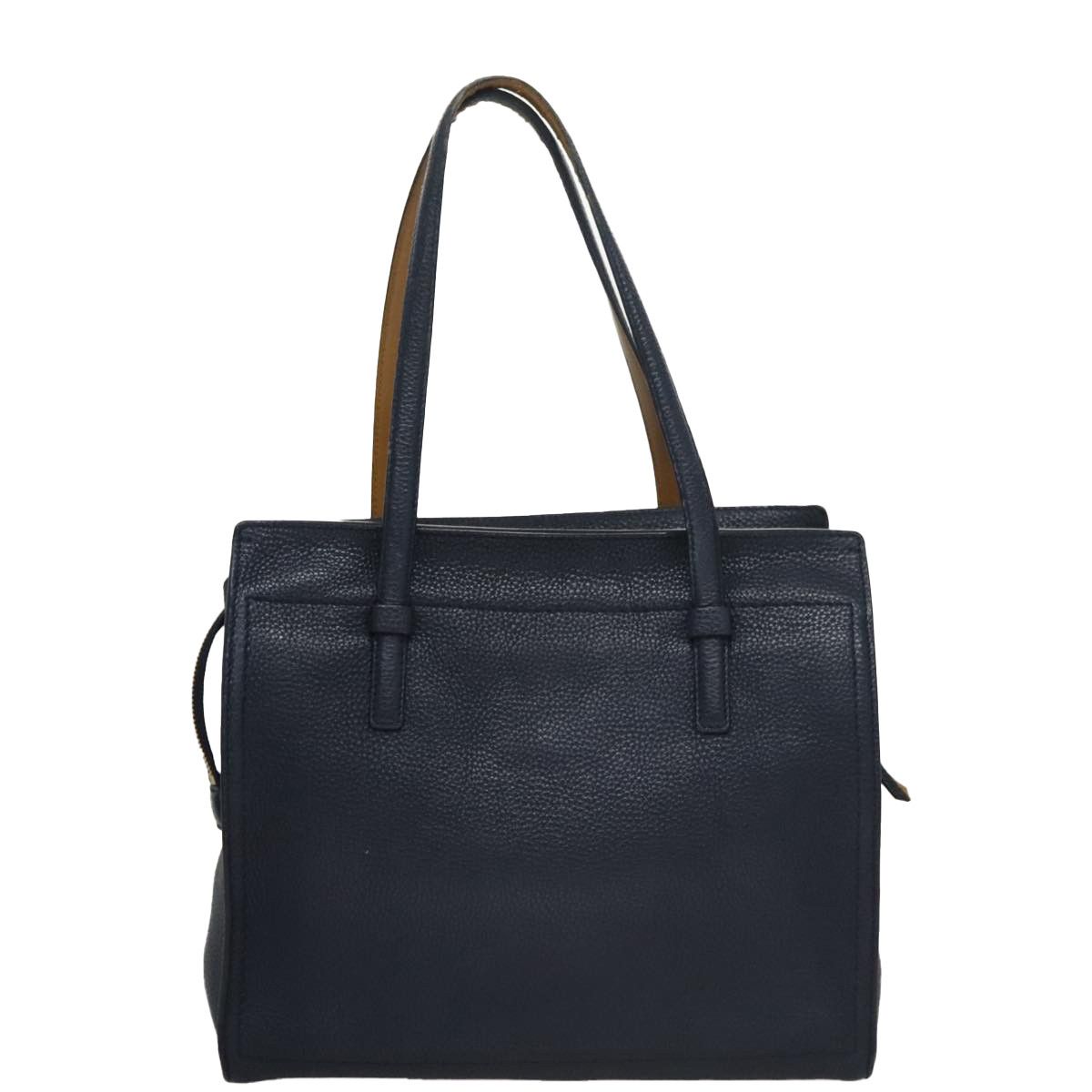 Salvatore Ferragamo Amy Navy Leather Tote Bag (Pre-Owned) Size ONE SIZE - 2 Thumbnail