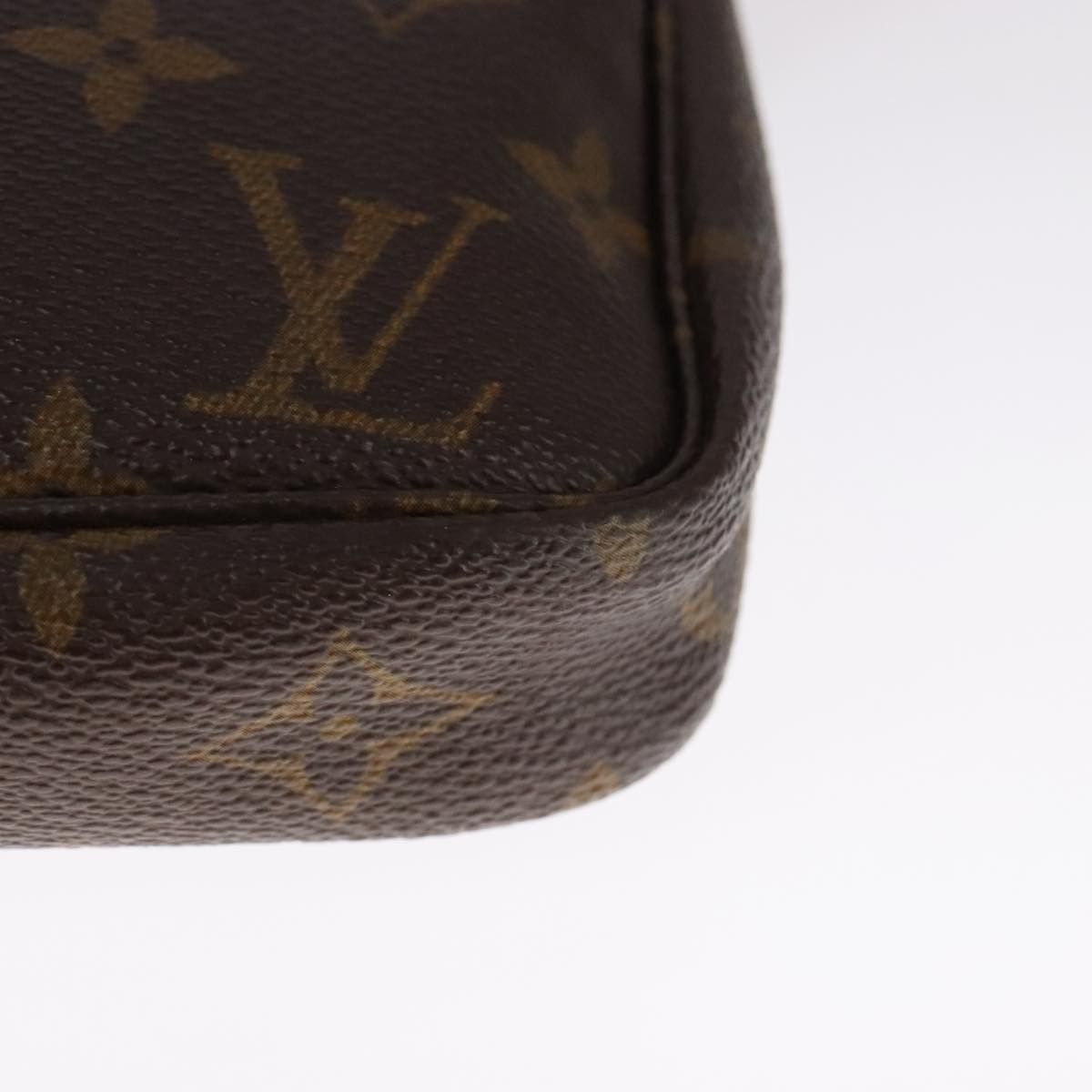 Louis Vuitton Pochette Accessoire Brown Canvas Clutch Bag (Pre-Owned) Size ONE SIZE - 7 Thumbnail