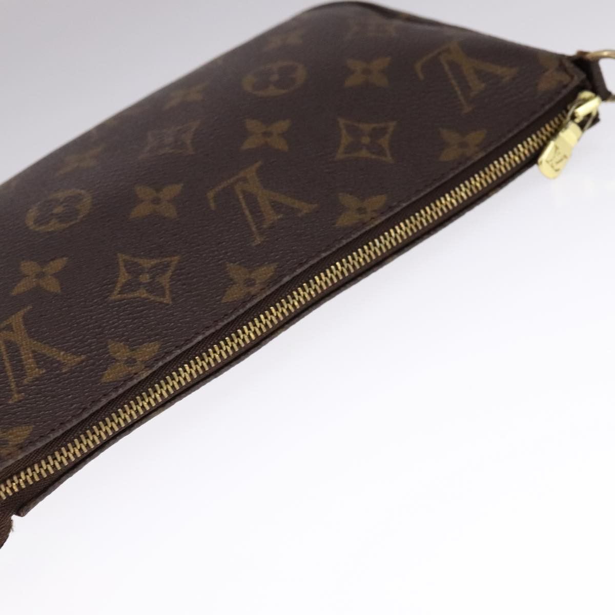 Louis Vuitton Pochette Accessoire Brown Canvas Clutch Bag (Pre-Owned) Size ONE SIZE - 5 Thumbnail